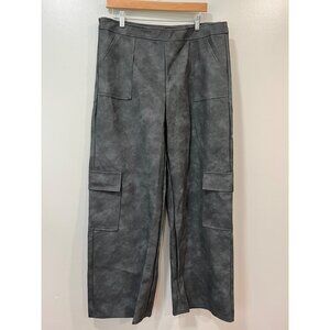 Prettylittlething Women's Pants Size 10 Dark Gray Cargo NWT